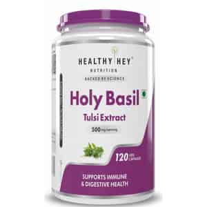 Healthyhey Tulsi Extract (holy Basil Extract) - Supports Stress - 120 Veg. Caps
