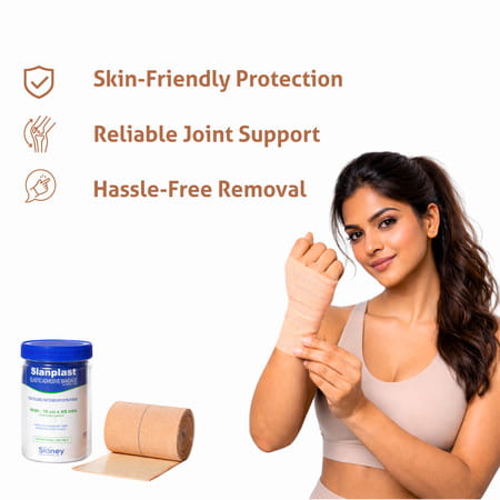 Slaney Elastic Adhesive Bandage 10Cm X 4M/6M
