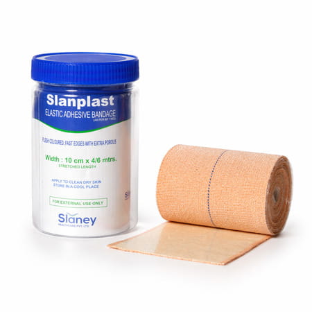Slaney Elastic Adhesive Bandage 10Cm X 4M/6M