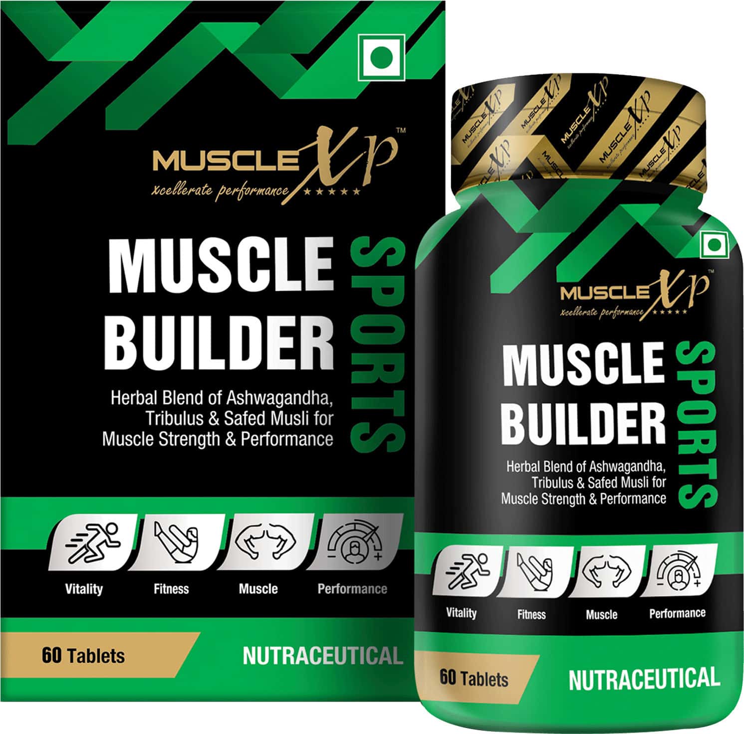 Musclexp Muscle Builder Sports 60 Tablets