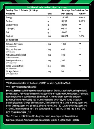 Musclexp Muscle Builder Sports 60 Tablets