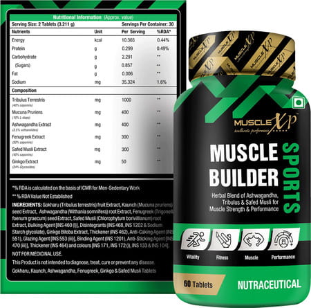 Musclexp Muscle Builder Sports 60 Tablets