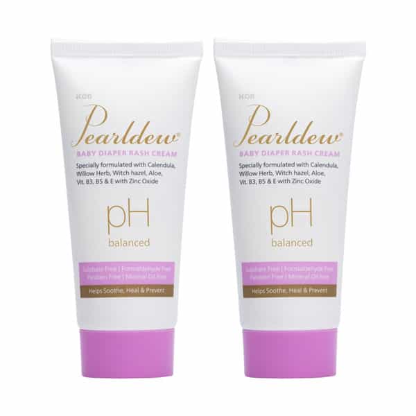 Pearldew Baby Diaper Rash Cream 50 Gm | With Calendula & Witch Hazel (Pack Of 2)