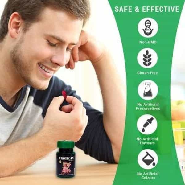 Sunova Erotican 60 Capsule Pack (600 Mg)