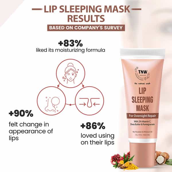 Tnw The Natural Wash Lip Sleeping Mask For Repairing Chapped Lips - 10 G