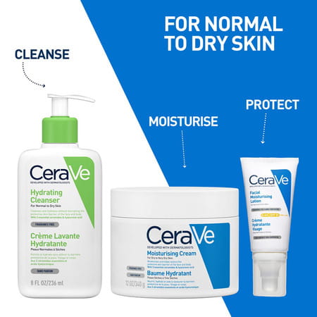 Cerave Am Facial Moisturizing Lotion For Normal To Dry Skin | Day Cream With Sunscreen Spf 50 | 50gm