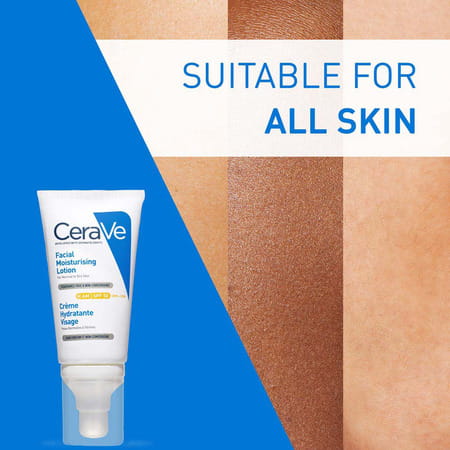 Cerave Am Facial Moisturizing Lotion For Normal To Dry Skin | Day Cream With Sunscreen Spf 50 | 50gm