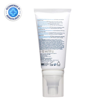 Cerave Am Facial Moisturizing Lotion For Normal To Dry Skin | Day Cream With Sunscreen Spf 50 | 50Gm