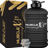 Musclexp Boldxp Gallon Water Bottle 1.5 L Gym / Bcaa / Protein Shaker Bottle Bpa-Free Black