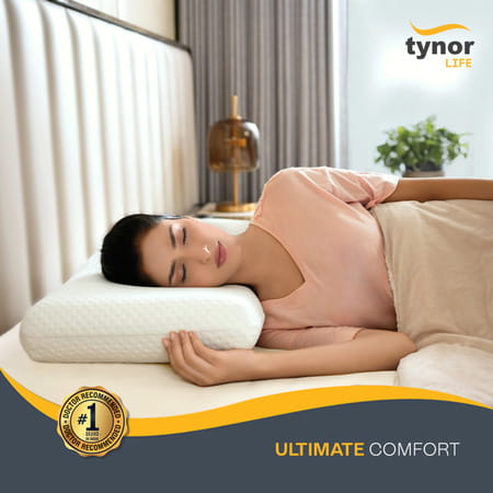 Tynor Elite Ortho Memory Pillow White Soft Universal 1 Unit