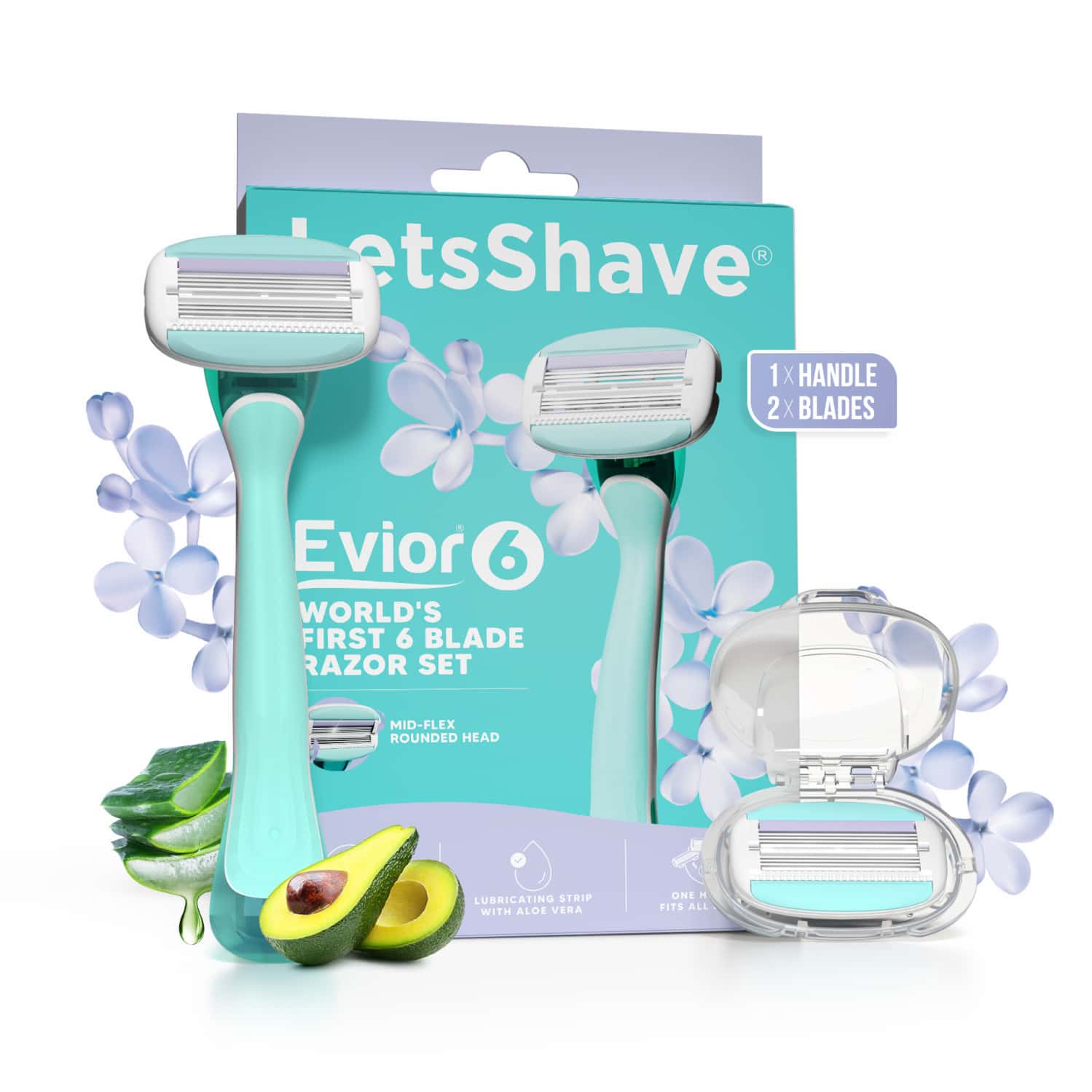 Letsshave Evior 6 Shaving Razor For Women