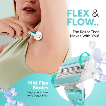 Letsshave Evior 6 Shaving Razor For Women