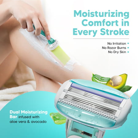 Letsshave Evior 6 Shaving Razor For Women