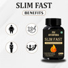 Fij Ayurveda Slim Fast Capsule|Men & Women|Weight Management | Belly Fat & Fat Burn|500Mg - 60 Nos