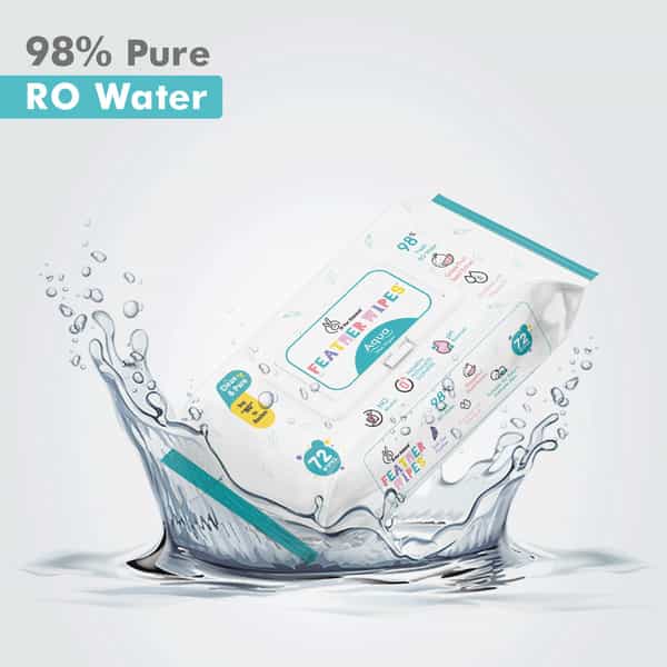 R For Rabbit Feather Aqua Baby Wipes (Combo Of 2)