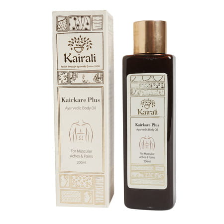 Kairali Kairkare Plus - Ayurvedic Body Pain Relief Oil For Muscular Aches & Pains - 200ml