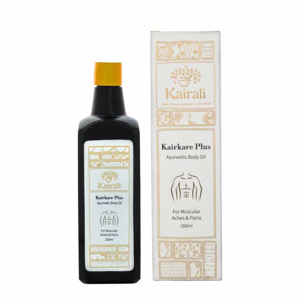 Kairali Kairkare Plus - Ayurvedic Body Pain Relief Oil For Muscular Aches & Pains - 200Ml