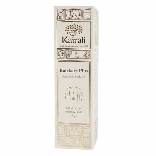 Kairali Kairkare Plus - Ayurvedic Body Pain Relief Oil For Muscular Aches & Pains - 200Ml