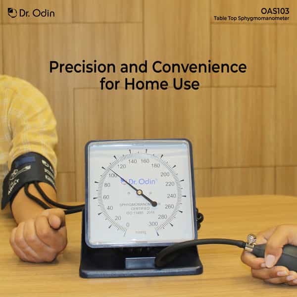 Dr. Odin Oas103 Table Top Aneroid Sphygmomanometer Precision Blood Pressure Monitor 1 No's