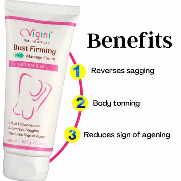 Vigini Breast Enlargement Enhancement Size Increase Body Bust Full 36 Firming Tightening Oil Cream