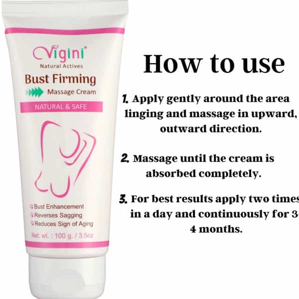 Vigini Breast Enlargement Enhancement Size Increase Body Bust Full 36 Firming Tightening Oil Cream