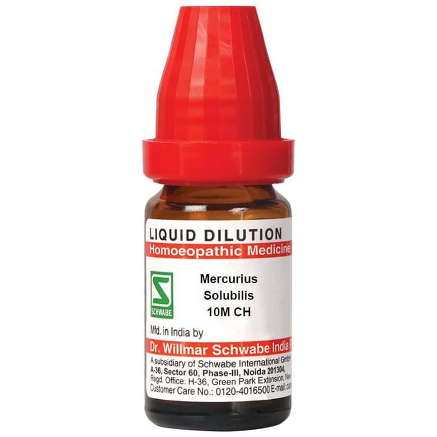 Dr. Willmar Schwabe India Mercurius Solubilis Dilution 10m Ch 10 Ml