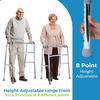 Everactiv Lightweight Chrome Finish Walker For Adults