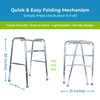 Everactiv Lightweight Chrome Finish Walker For Adults