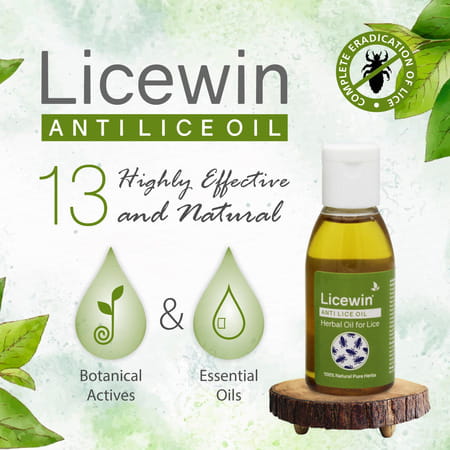 Licewin Oil 25 Ml | Enriched With Sitafal | Mehandi | Kapoor & Nilgiri Oil (Pack Of 4)