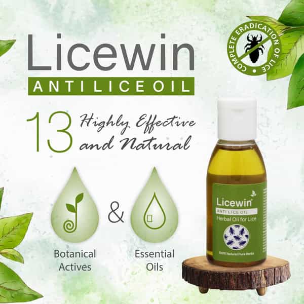 Licewin Oil 25 Ml | Enriched With Sitafal | Mehandi | Kapoor & Nilgiri Oil (Pack Of 4)