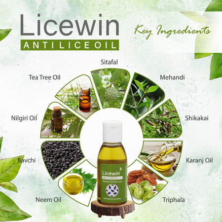 Licewin Oil 25 Ml | Enriched With Sitafal | Mehandi | Kapoor & Nilgiri Oil (Pack Of 4)