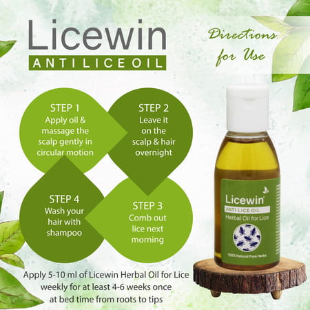 Licewin Oil 25 Ml | Enriched With Sitafal | Mehandi | Kapoor & Nilgiri Oil (Pack Of 4)