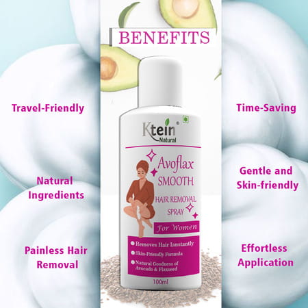 Ktein Avoflax Smooth Hair Removal Spray For Women (100 Ml)