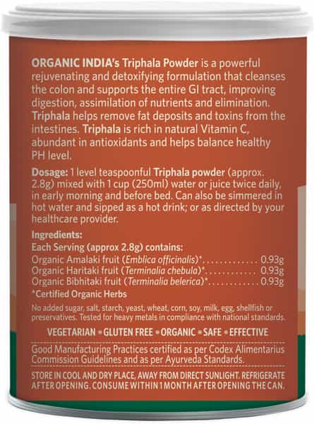 Organic India Triphala Powder 100 Gm