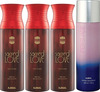 Ajmal 3 Sacred Love For Women And 1 Persuade For Men & Women Deodorants Each 200Ml Combo Pack Of 4
