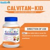 Healthvit Calvitan-Kid Kids Calcium With Vitamin D For Strong Bone Health|Healthy Growth 60 Tablets