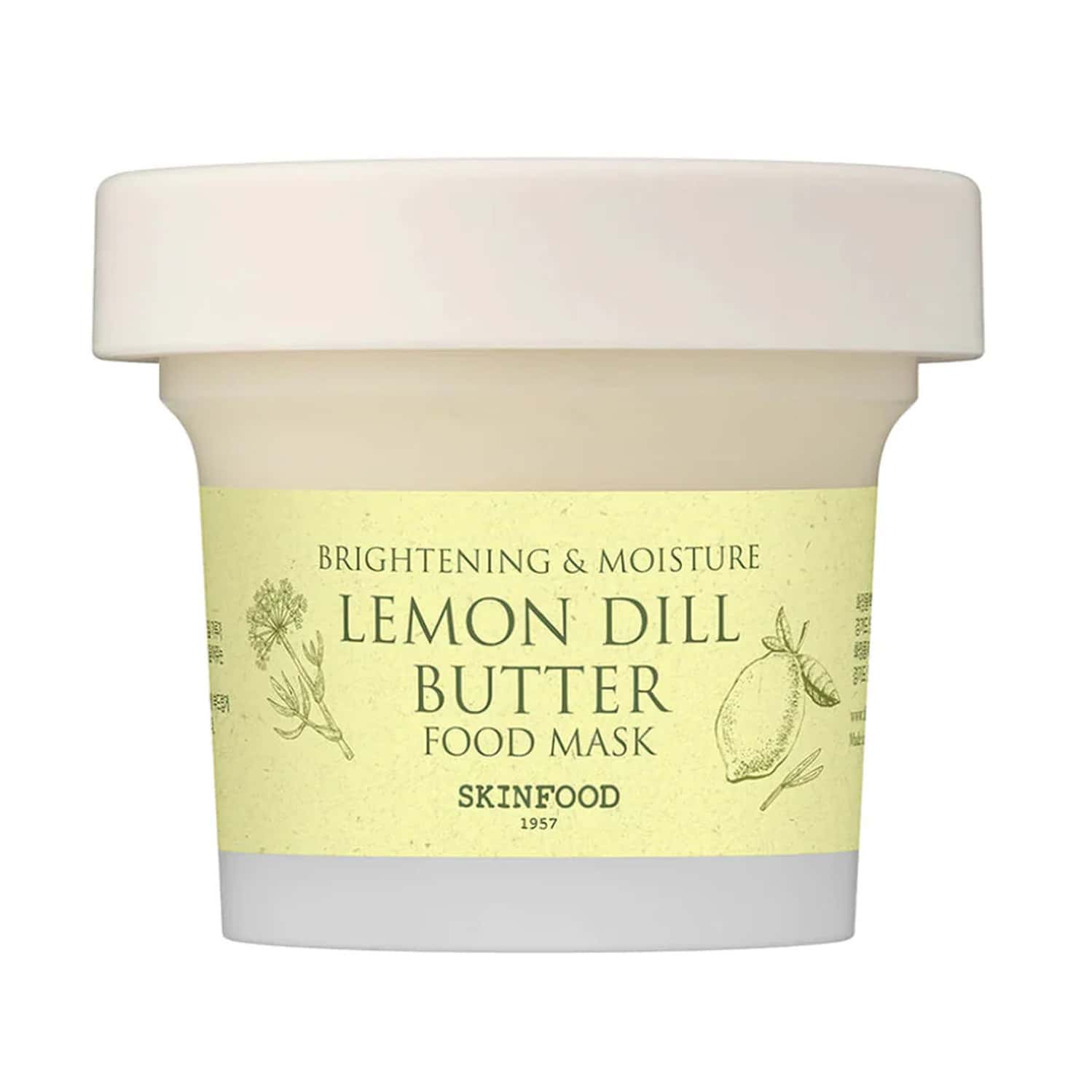 Skinfood Lemon Dill Butter Food Mask - Korean Face Cleanser - Korean Skincare - 120g