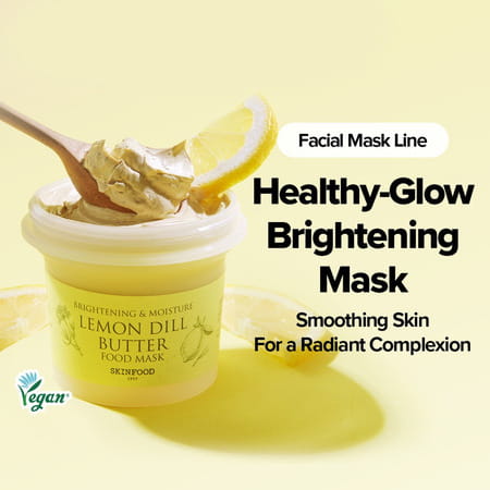 Skinfood Lemon Dill Butter Food Mask - Korean Face Cleanser - Korean Skincare - 120g