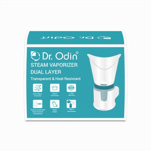 Dr. Odin Ovs 102 Dual Layer Steam Inhaler With Nose And Facial Steamer Professional Facial Steamer