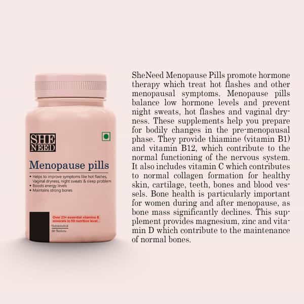 Sheneed Menopause Supplement-Reduces Menopause Symptom Like Hot Flashes & Maintain Hormonal Activity