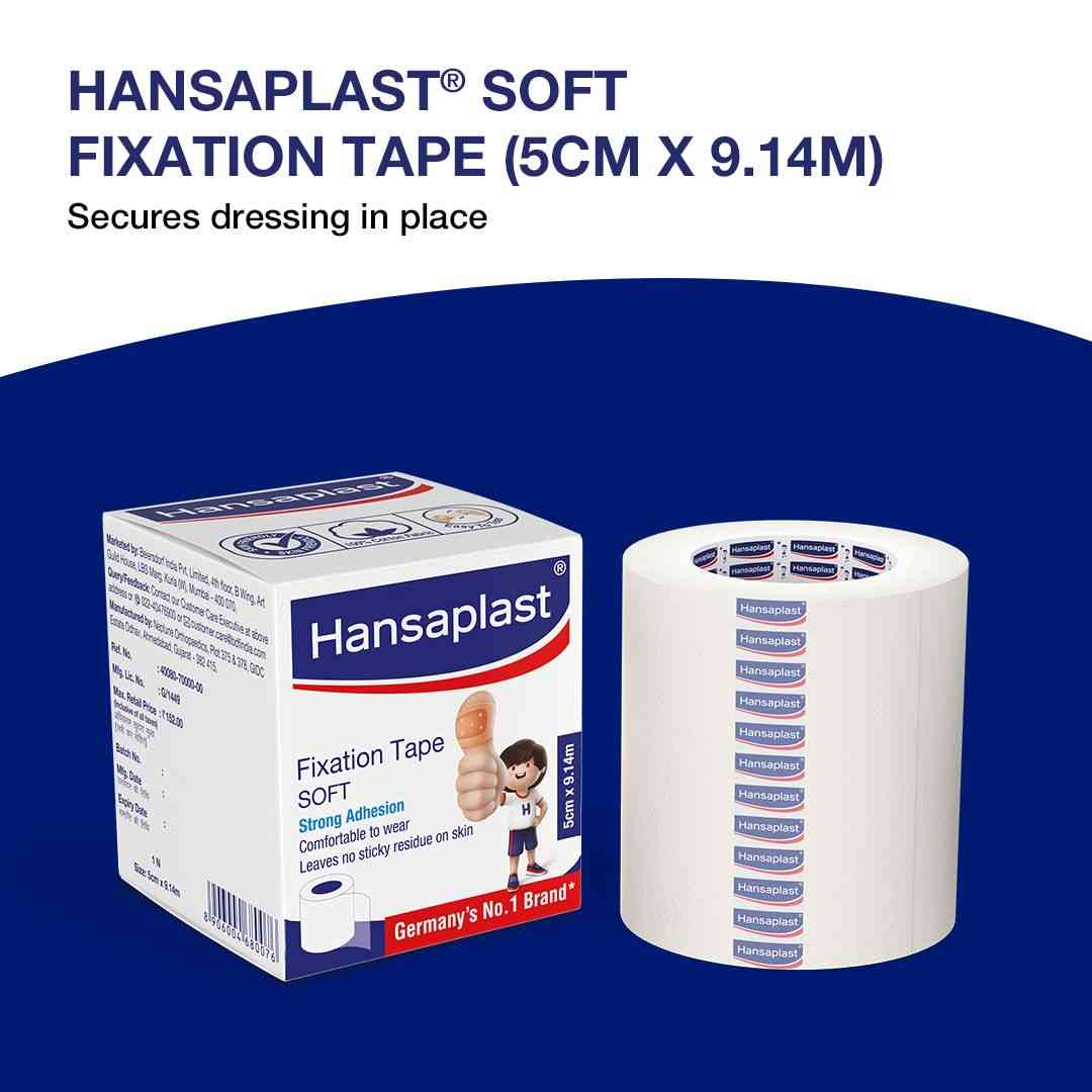 Buy Hansaplast Fixation Tape 5 Cm X 914 Cm Online at Flat 18 OFF