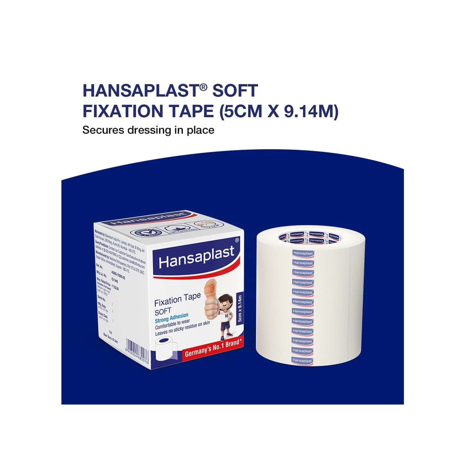 Buy HANSAPLAST FIXATION TAPE 5 CM X 914 CM Online & Get Upto 60 OFF at