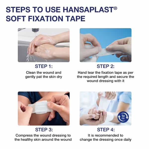 Hansaplast Fixation Tape 5 Cm X 914 Cm