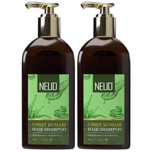 Neud Premium Ghrit Kumari Hair Shampoo For Men & Women - 2 Packs (300ml Each)