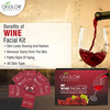 Oxyglow Wine Facial Kit|Wrikle Free Effect|Renovates Skin Cells|Lemon|Grapeseed Oil| 260Gram