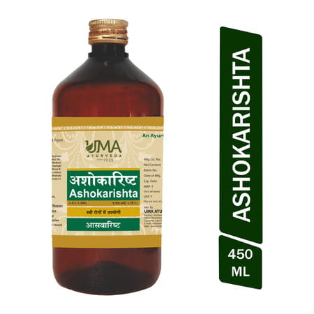 Uma Ayurveda Ashokarishta Ayurvedic Syrup 450 Ml