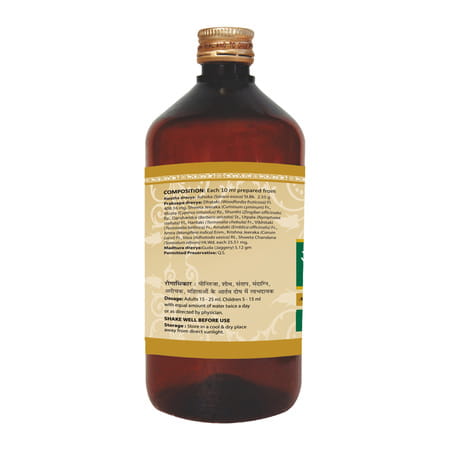 Uma Ayurveda Ashokarishta Ayurvedic Syrup 450 Ml