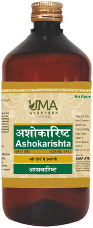 Uma Ayurveda Ashokarishta Ayurvedic Syrup 450 Ml