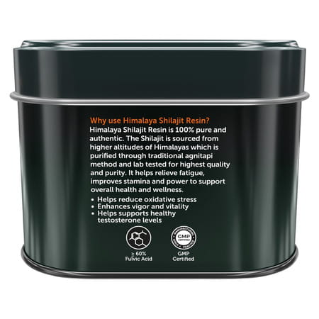 Himalaya Shilajit Resin | Enhances Stamina / Energy & Power | Bottle | 20 Gm