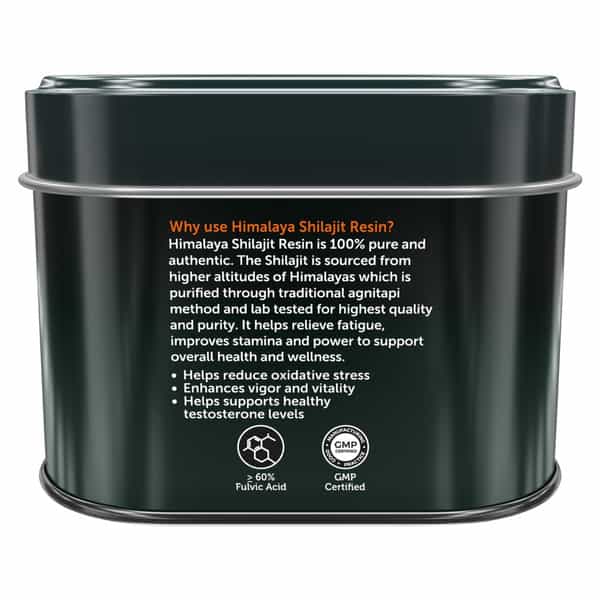 Himalaya Shilajit Resin | Enhances Stamina / Energy & Power | Bottle | 20 Gm